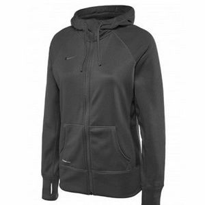 NIKE Women’s Gray Heather Therma Fit Full-Zip